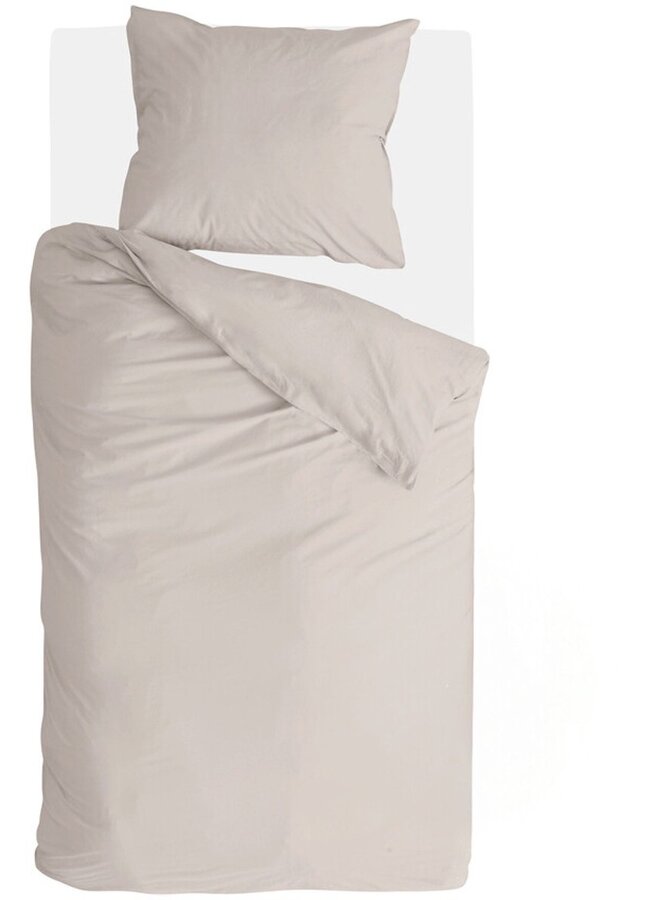 Walra Dekbedovertrek Neutral Nest Zand - Gerecycled Katoen