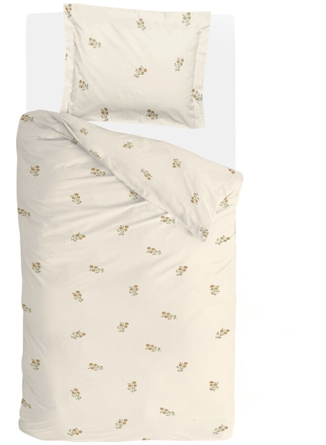 Walra Dekbedovertrek Sunset Blossom Creme - Gerecycled Katoen