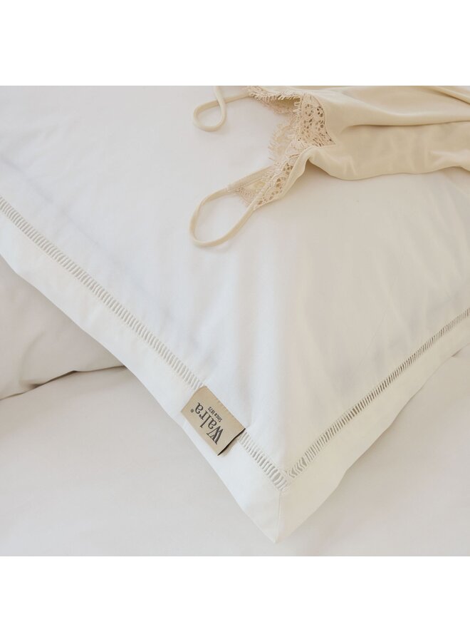 Walra Dekbedovertrek Classic Elegenace Wit - Percale Katoen
