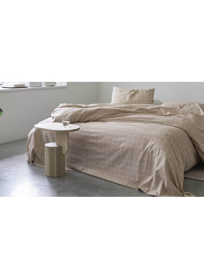 Cinderella Dekbedovertrek Carre Naturel - Flanel