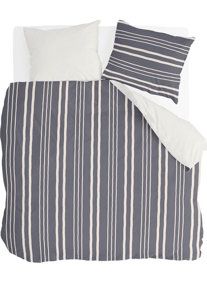 Dekbedovertrek Steady Stripes Blauw - Katoen
