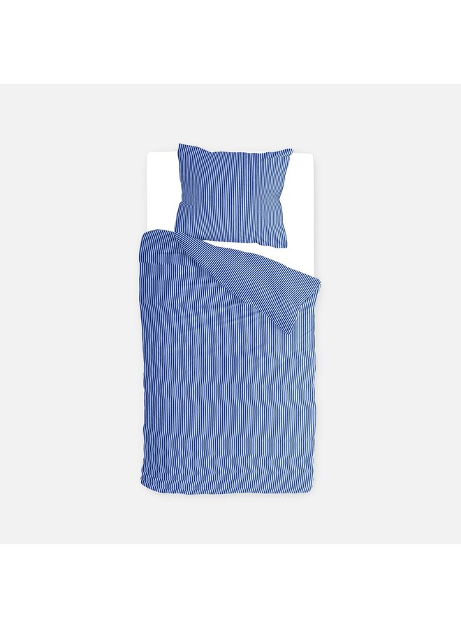 Byrklund Dekbedovertrek Nordic Blauw - Katoen