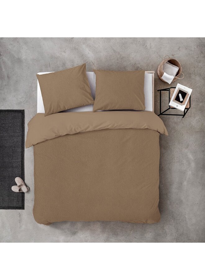 Byrklund Dekbedovertrek Soft & Fluffy Taupe - Teddy