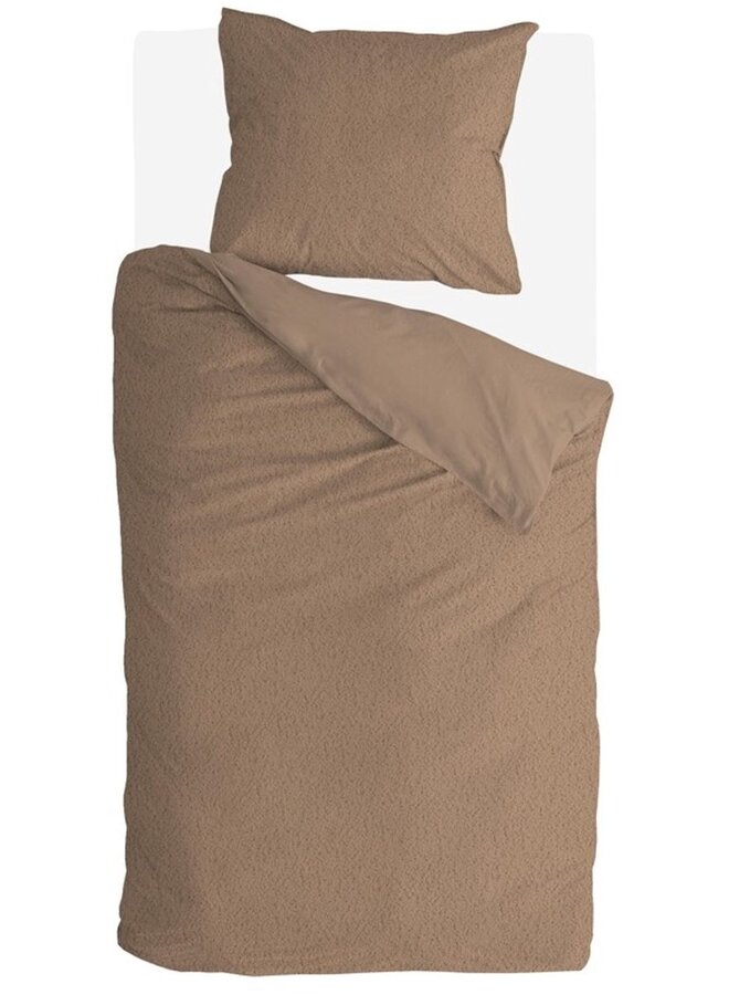 Byrklund Dekbedovertrek Soft & Fluffy Taupe - Teddy