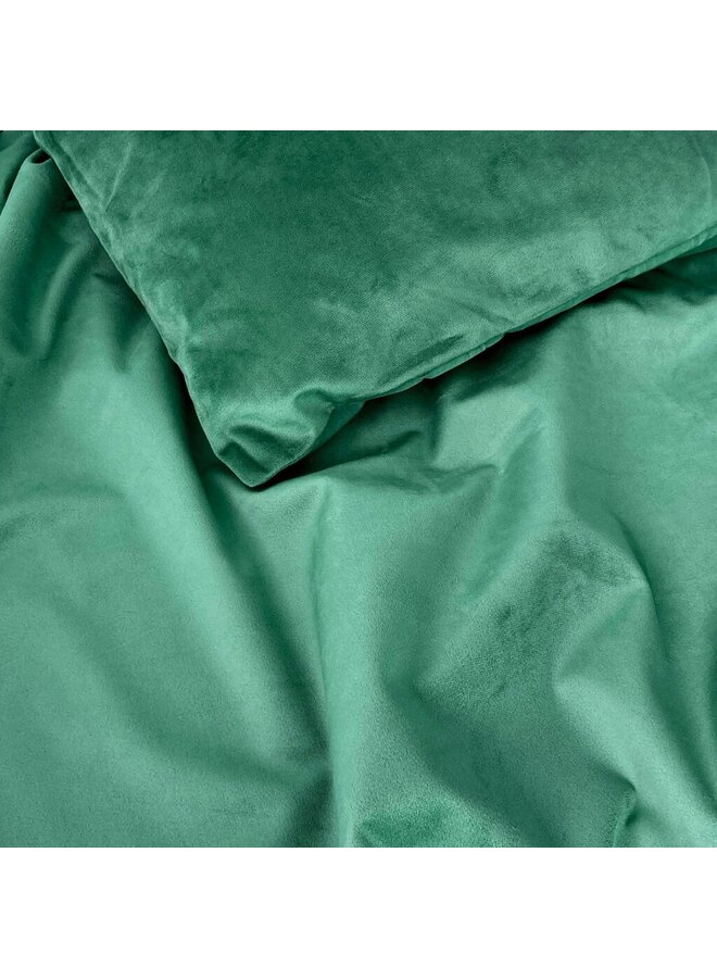 Byrklund Dekbedovertrek Go Velvet Groen - Velvet