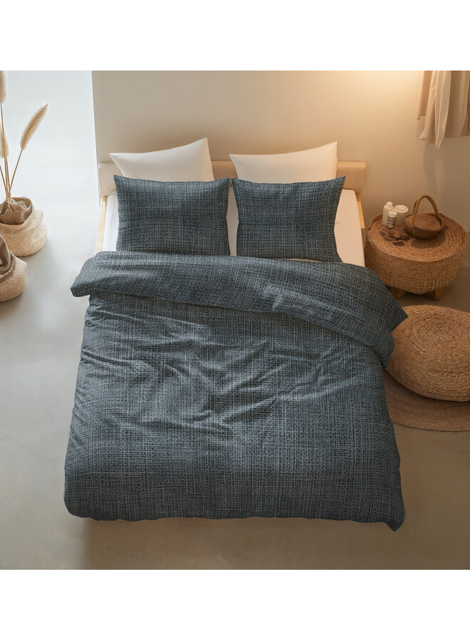 Sleeptime Dekbedovertrek Vintage Blauw - Katoen