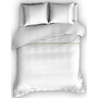 Romanette Dekbedovertrek Duchesse Wit/Zand - Flanel