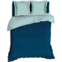 Romanette Dekbedovertrek Comtesse Uni Teal/Groen - Flanel