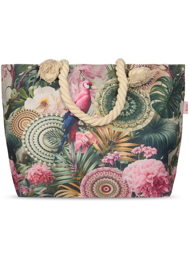 Strandtas/Handtas Palay Groen - Polyester