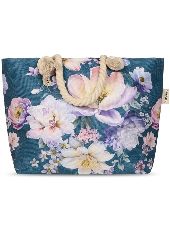 Strandtas/Handtas Mirery Petrol - Polyester