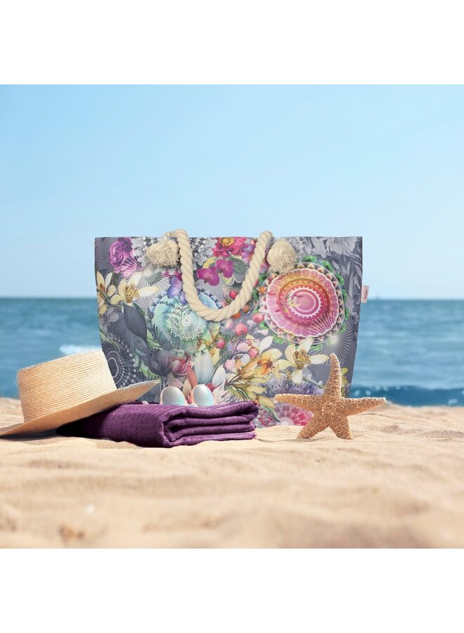 HIP Strandtas Olinga Grijs - Polyester