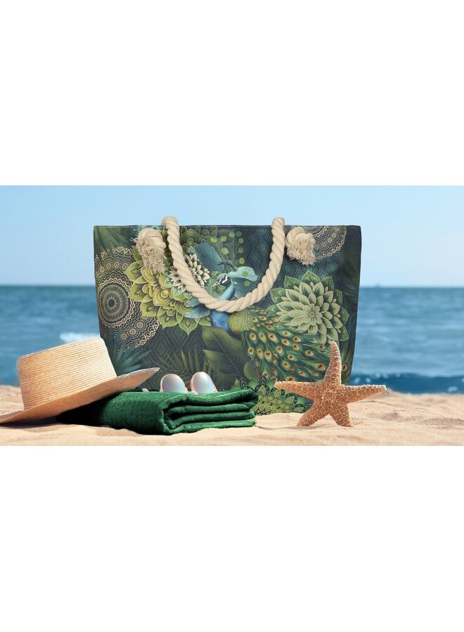HIP Strandtas Agatha Groen - Polyester