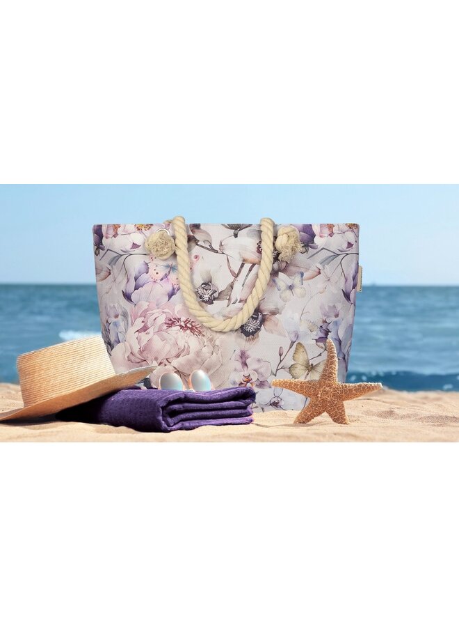 Descanso Strandtas Colinda Grijs - Polyester