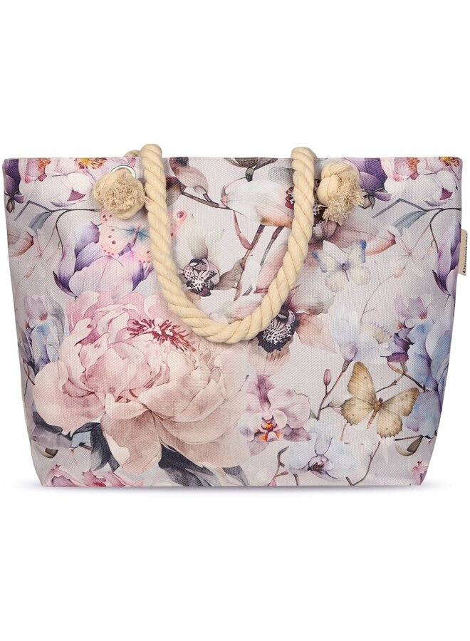 Strandtas/Handtas Colinda Grijs - Polyester