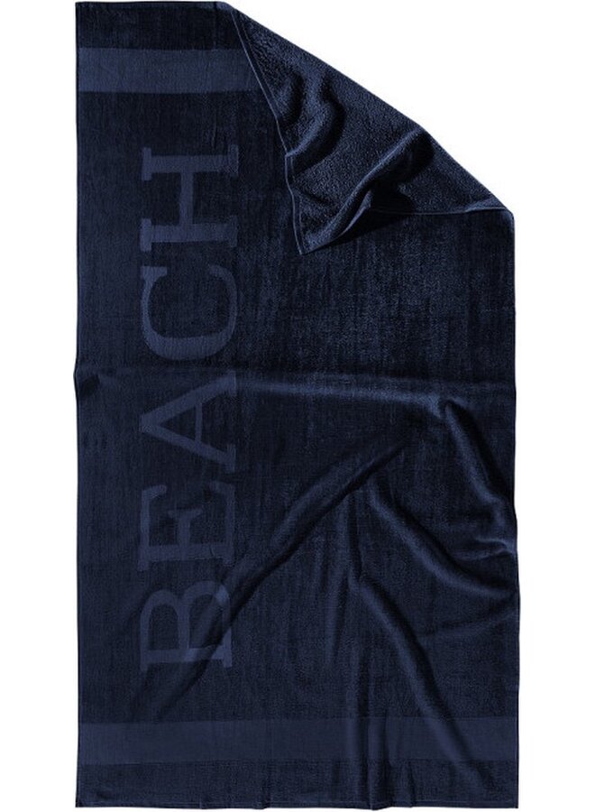 Strandlaken Beach Navy - Velours
