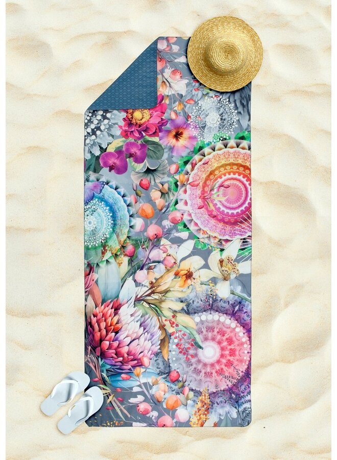 HIP Yoga/Reishanddoek Olinga Grijs - Microvezel