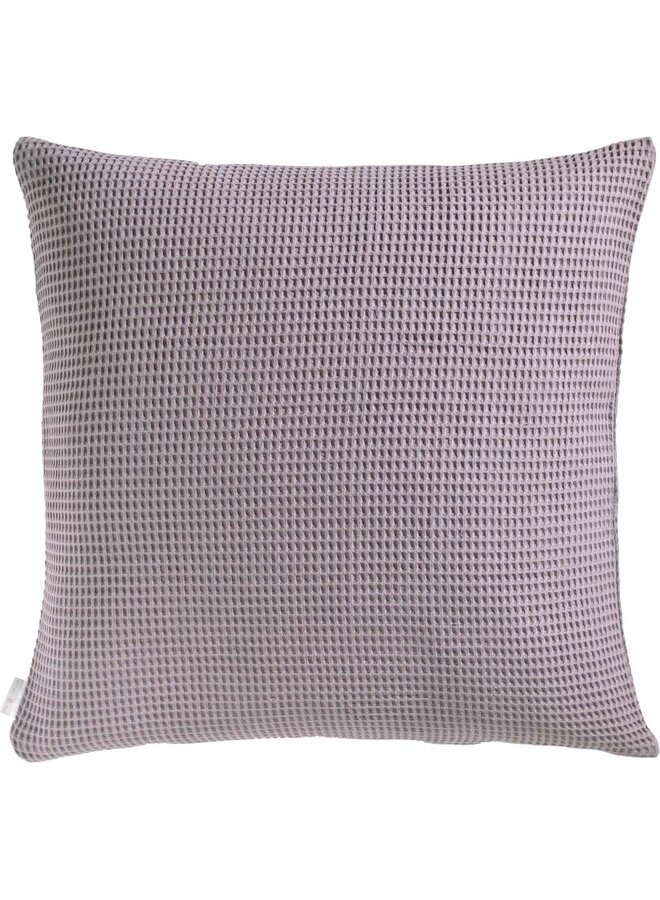 Heckett & Lane Kussenslopen Wafel Quail Lila - Set Van 2 - Katoen