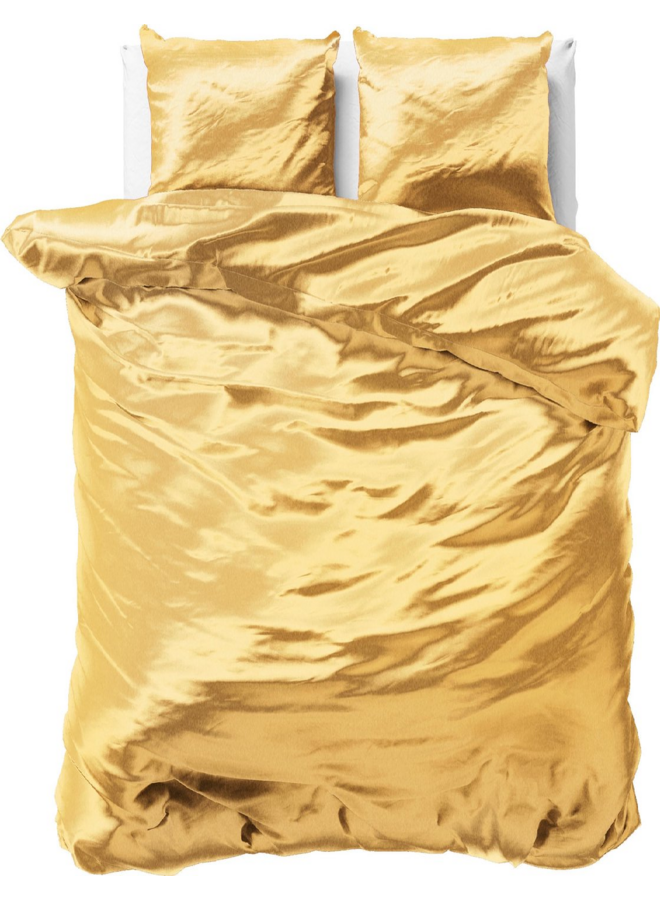 Sleeptime Dekbedovertrek Beauty Skin Care Uni Goud - Satijn