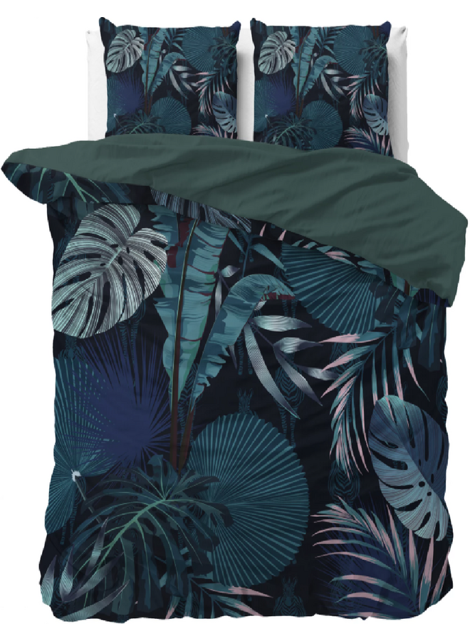 Dreamhouse Dekbedovertrek Edvard Blauw - Katoensatijn