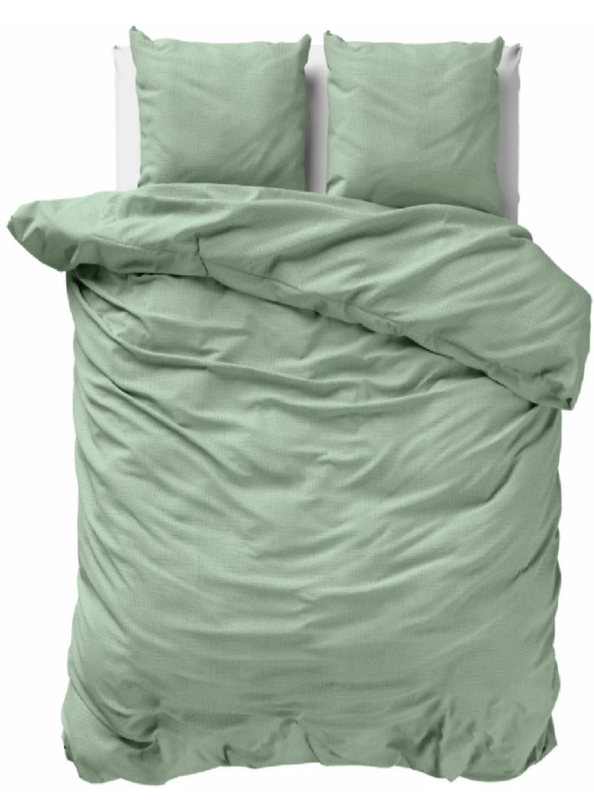 Dreamhouse Dekbedovertrek Mousseline Groen - Mousseline Katoen