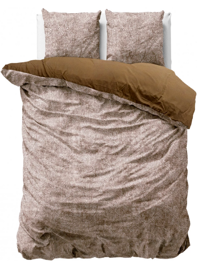Dreamhouse Dekbedovertrek Signature Aria Bruin - Velvet