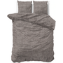 Sleeptime Dekbedovertrek Vintage Bruin/Taupe - Katoen