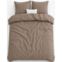 Dreamhouse Dekbedovertrek Mendez Uni Taupe - Flanel