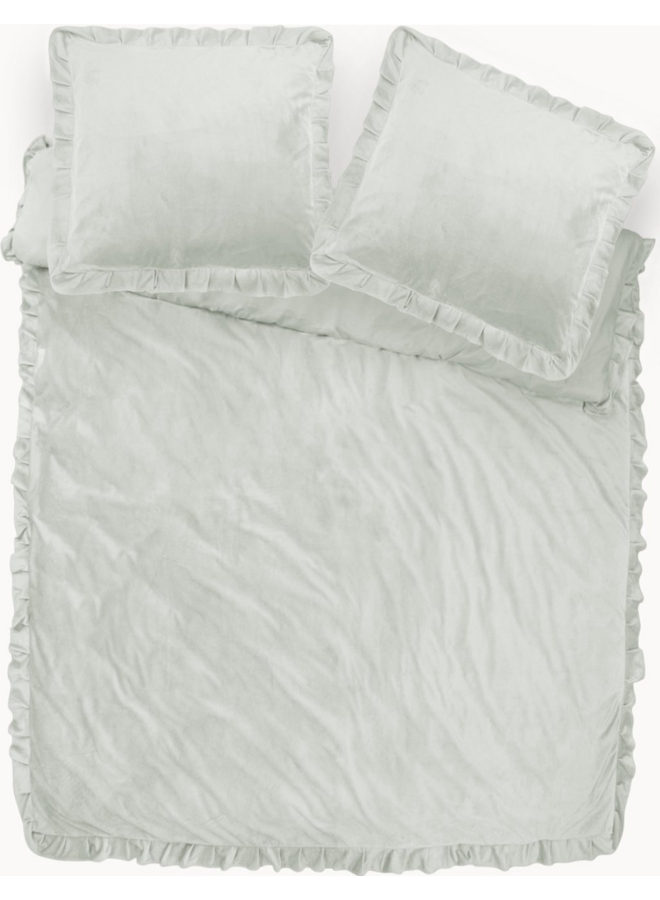 Dekbedovertrek Ruffles Wit - Velvet