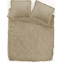 Sleeptime Dekbedovertrek Ruffles Taupe - Velvet