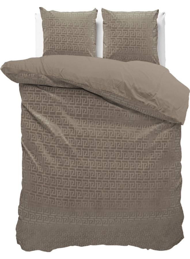 Dekbedovertrek Fashion Taupe - Velvet