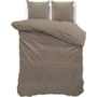 Sleeptime Dekbedovertrek Fashion Taupe - Velvet