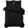 Sleeptime Dekbedovertrek Glamour Sprankle Foil Zwart - Flanel Fleece