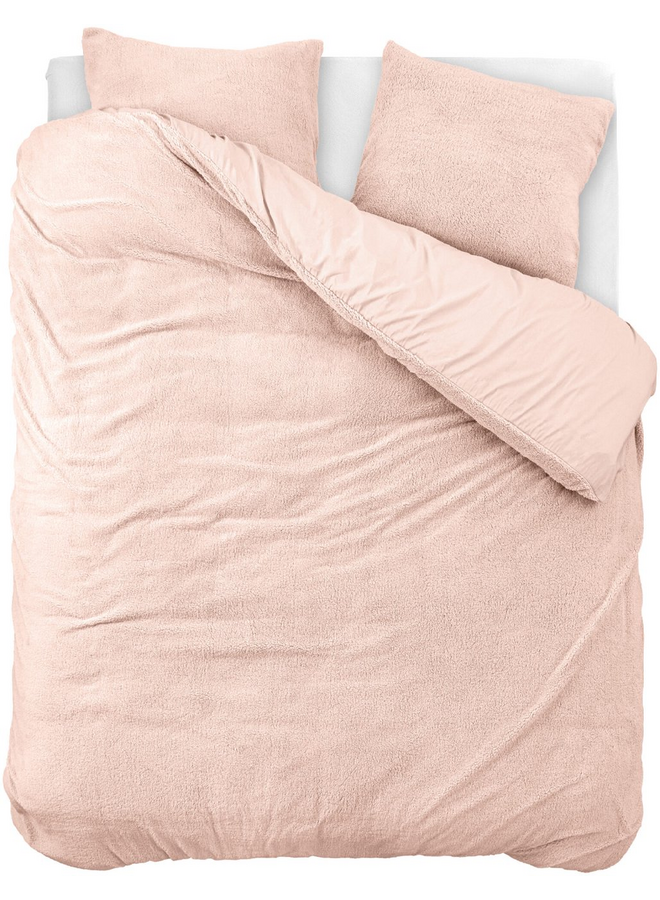Dekbedovertrek Uni Roze - Teddystof