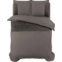 Sleeptime Velvet Band Dekbedovertrek Taupe - Microvezel