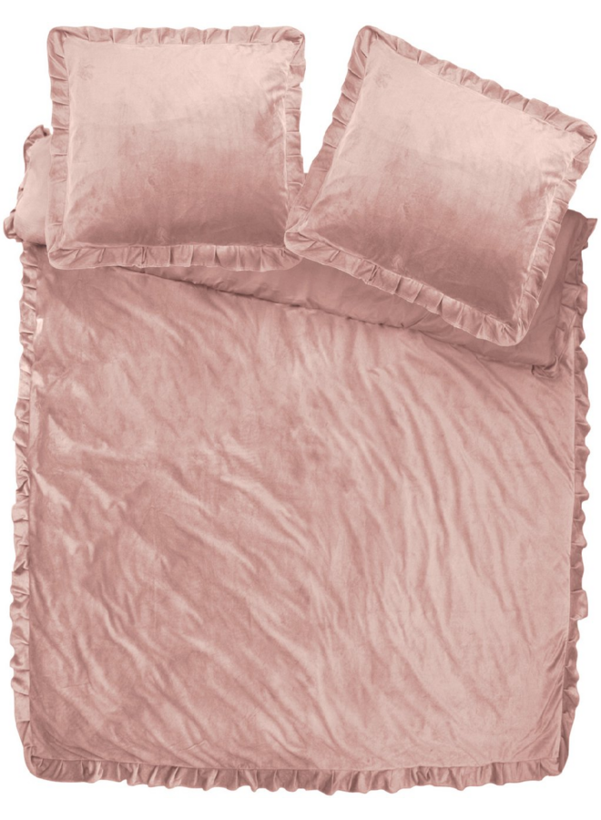 Dekbedovertrek Ruffles Roze - Velvet