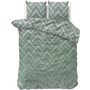 Sleeptime Dekbedovertrek Wavey Shades Groen - Microvezel