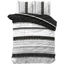Sleeptime Dekbedovertrek Artic Stripe Wit - Blended Katoen
