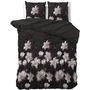 Sleeptime Dekbedovertrek Dark Flower Zwart - Blended Katoen