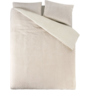 Sleeptime Dekbedovertrek Chevron Creme - Teddystof