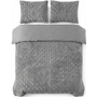 Sleeptime Dekbedovertrek Faux Fur Syon Grijs - Polyester