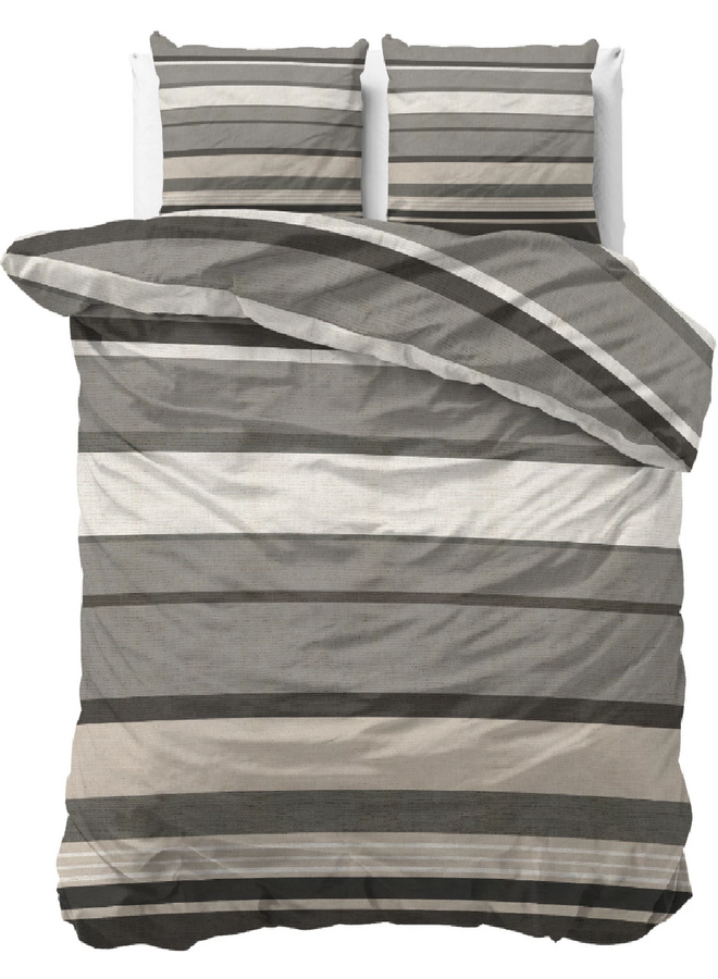 Dekbedovertrek Zuma Taupe - Flanel