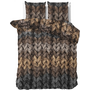 Sleeptime Dekbedovertrek Trendy Knits Bruin - Microvezel