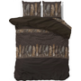 Sleeptime Dekbedovertrek Chocolate Feathers Bruin - Microvezel