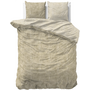 Sleeptime Dekbedovertrek Washed Cotton Taupe - Flanel