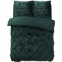 Sleeptime Dekbedovertrek Pintuck Groen - Velvet
