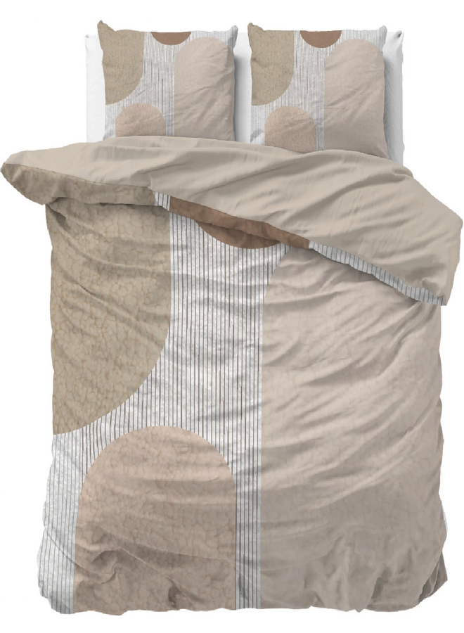 Dekbedovertrek Teddy Print Crème - Microvezel