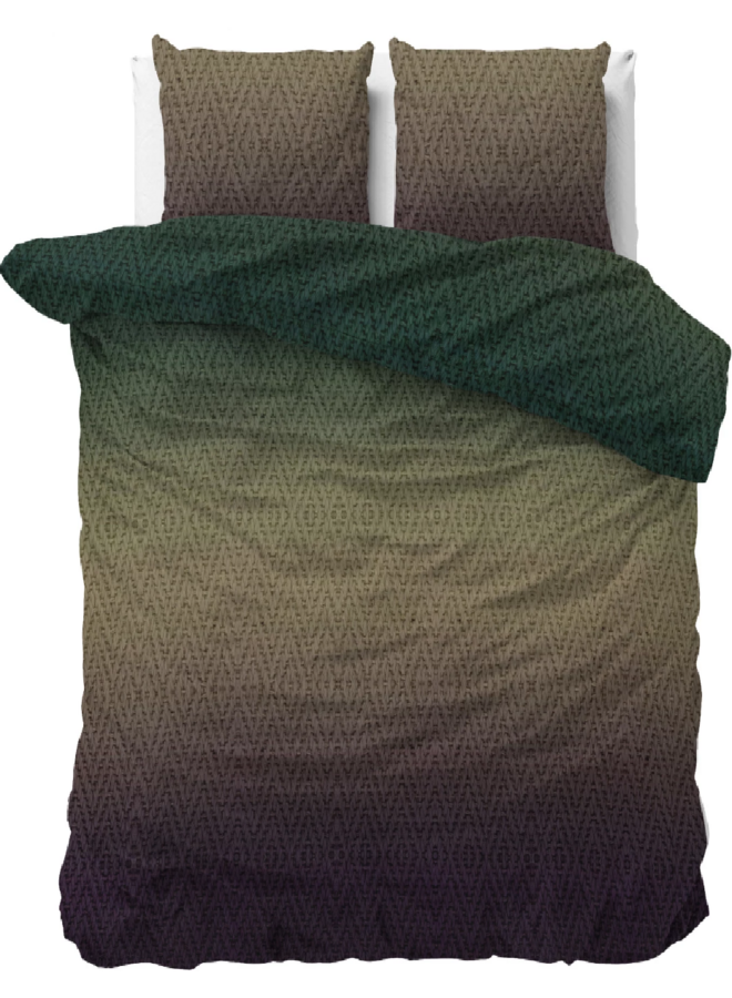 Dekbedovertrek Warm Knits Bruin - Microvezel