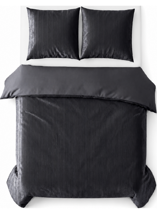 Dekbedovertrek Velvet Lining Zwart - Velvet