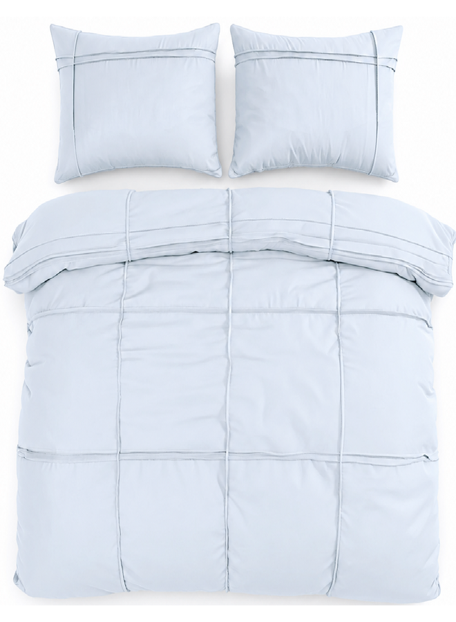Dekbedovertrek Washed Tufted Wit - Microvezel