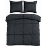 Sleeptime Dekbedovertrek Washed Tufted Antraciet - Microvezel